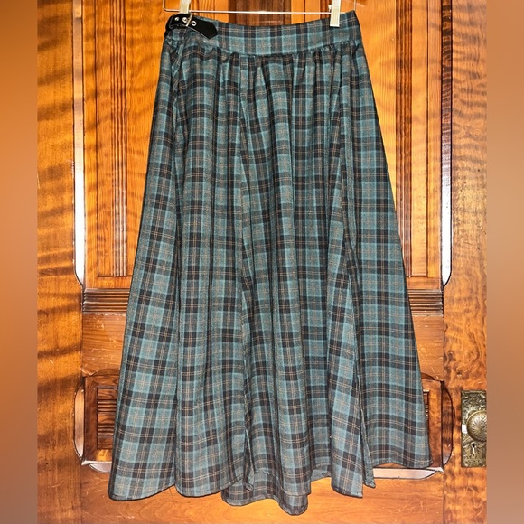 Disturbia Nightingale Buckled Check Midi Skirt - Picture 12 of 15